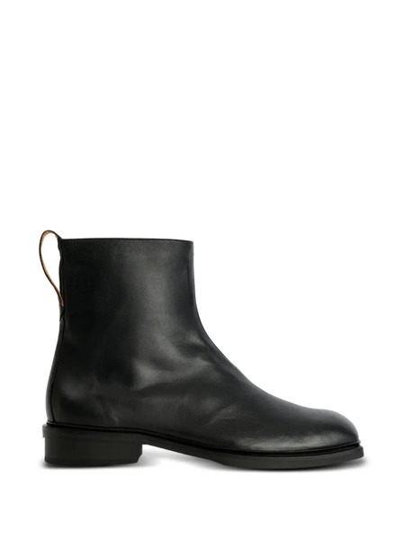  Our Legacy Daimono Zip Leather Boots - Black 