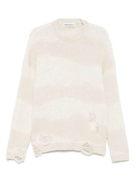  Our Legacy Distressed Sweater - Neutrals 