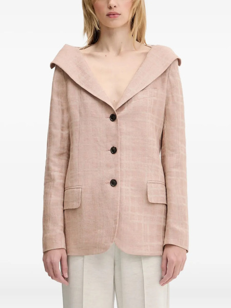  Our Legacy Dropped-shoulder Checked Blazer - Neutrals 