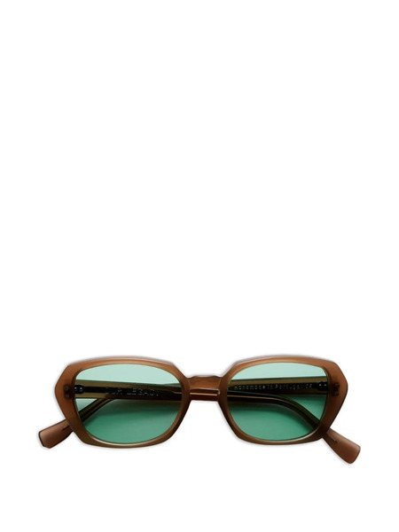  Our Legacy Earth Geometric-frame Sunglasses - Brown 