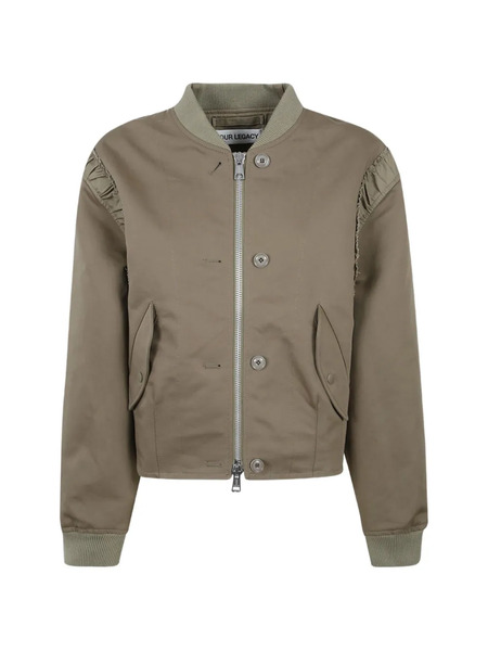  Our Legacy Frill Bomber Jacket - Green 