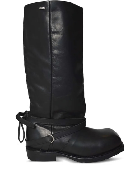  Our Legacy High Engine Strap Boots - Black 
