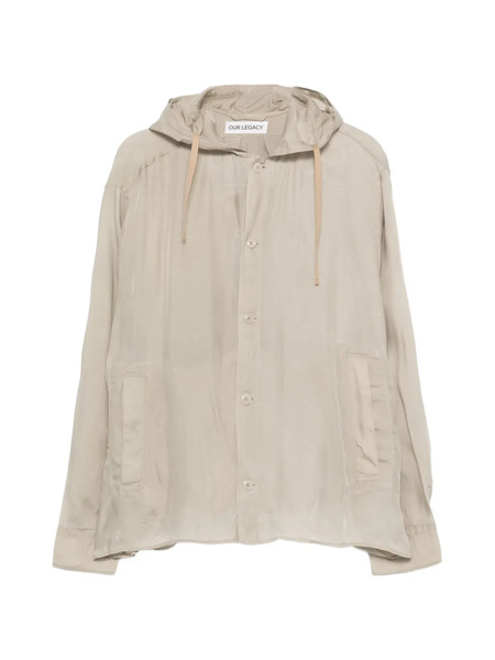  Our Legacy Hooded-neck Shirt - Neutrals 