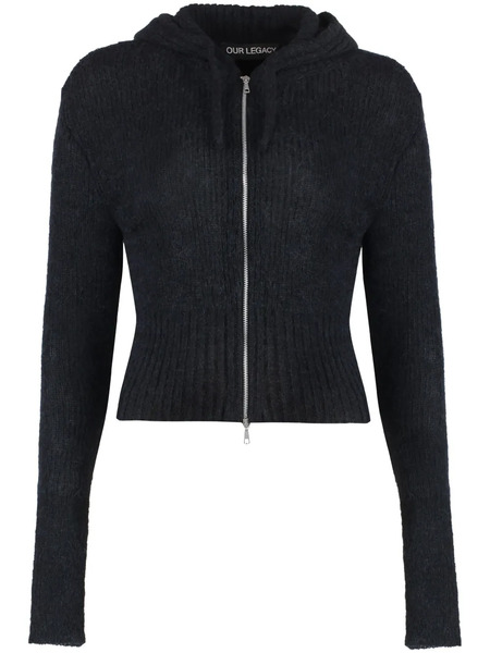  Our Legacy Knitted Hoodie - Black 