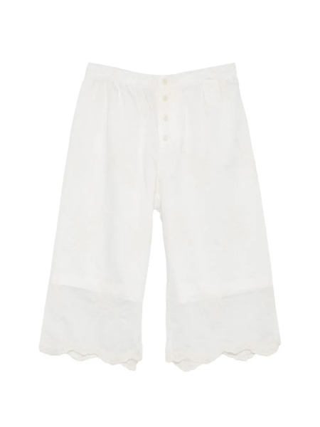  Our Legacy Lace-trim Shorts - White 