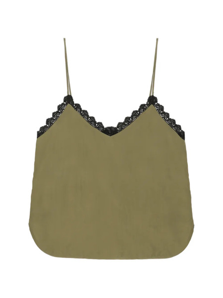  Our Legacy Lace Trim Top - Green 