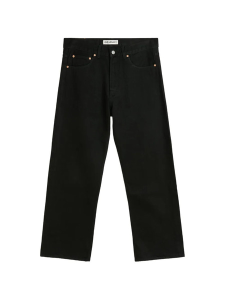  Our Legacy Logo-patch Jeans - Black 