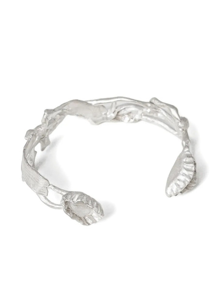  Our Legacy Organic-form Cuff Bracelet - Silver 