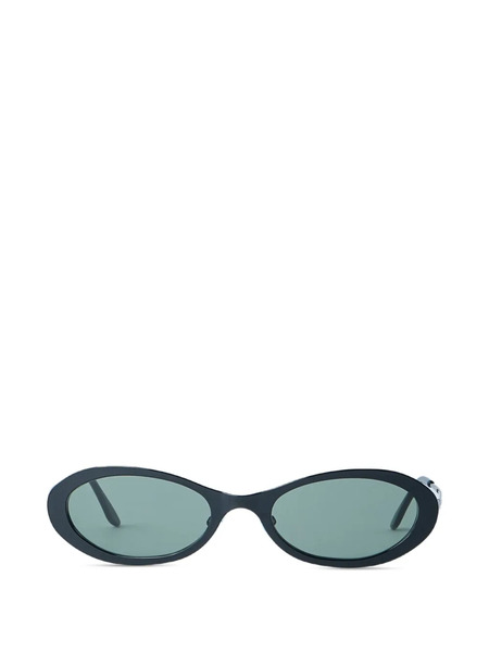  Our Legacy Oval-frame Sunglasses - Black 