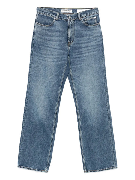  Our Legacy Rodeo Wash Twill Jeans - Blue 