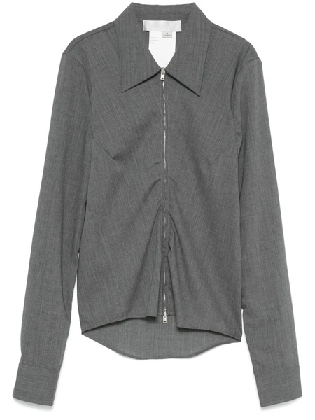  Our Legacy Slim Zip Shirt - Grey 