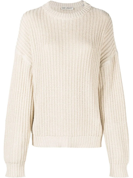  Our Legacy Sonar Intarsia-knit Jumper - Neutrals 