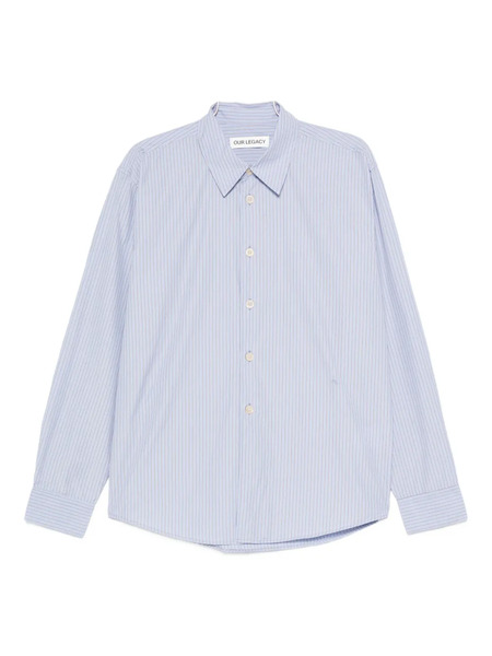  Our Legacy Striped Poplin Shirt - Blue 