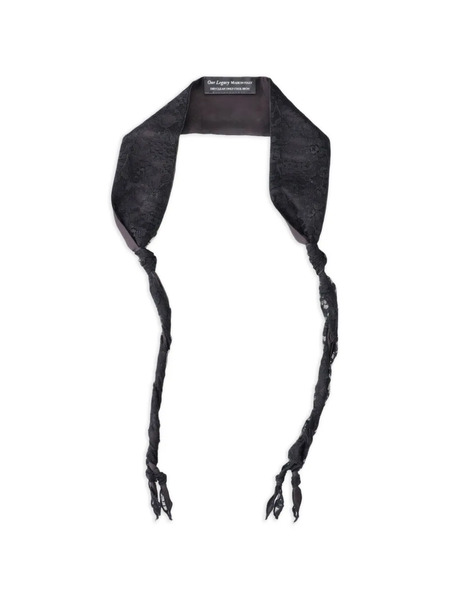  Our Legacy Twisted Lace Tie - Grey 