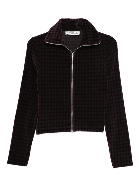  Our Legacy Zip-up Patterned Jacket - Grey 
