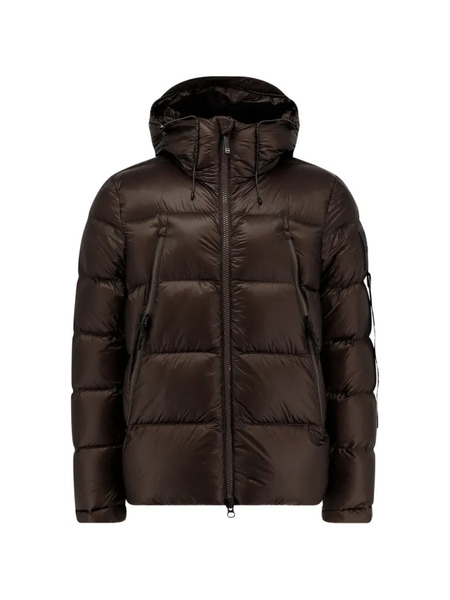  Outhere Zip-up Hooded Padded Jacket - Brown 