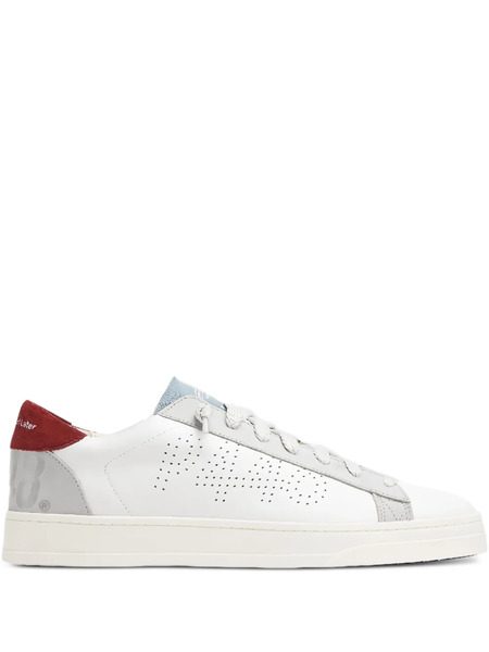  P448 Logo-perforated Sneakers - White 