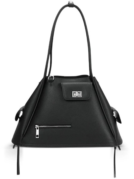  Pabepabe Zip-pocket Shoulder Bag - Black 