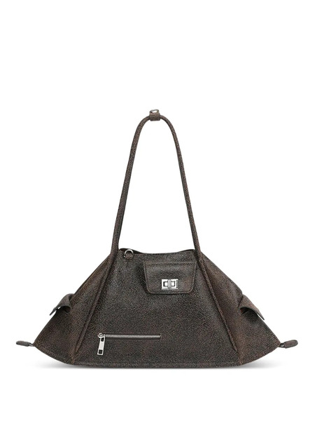  Pabepabe Zip-pocket Shoulder Bag - Brown 