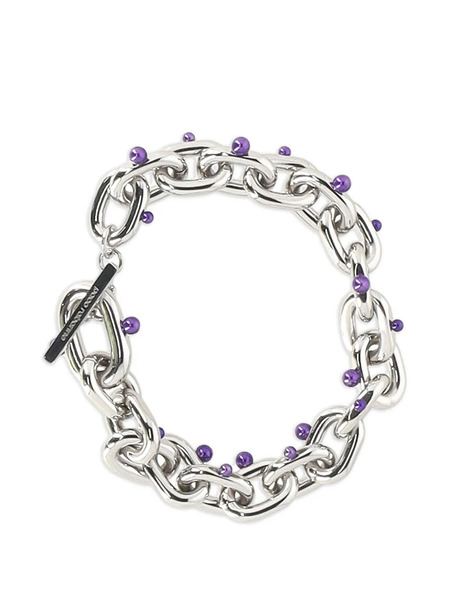  Paco Rabanne Pre-owned Chain-link Pearl Necklace - Silver 