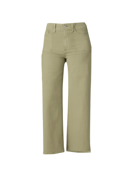  Paige Anessa Wide-leg Jeans - Green 