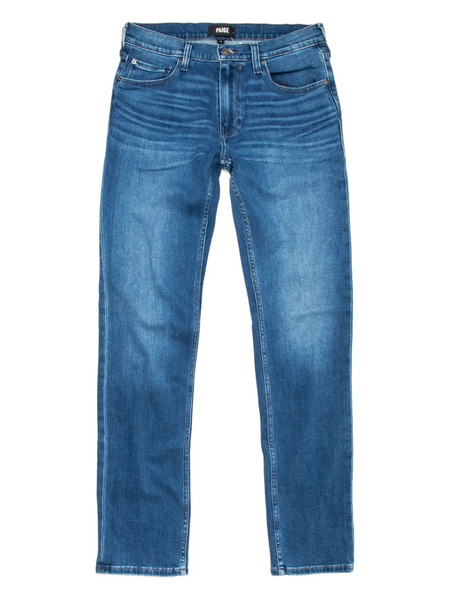  Paige Back-patch Straight-leg Jeans - Blue 