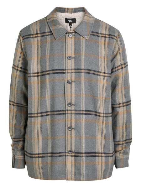  Paige Plaid Shirt - Grey 
