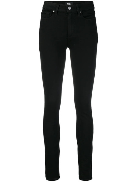  Paige Stretch Slim-fit Jeans - Black 