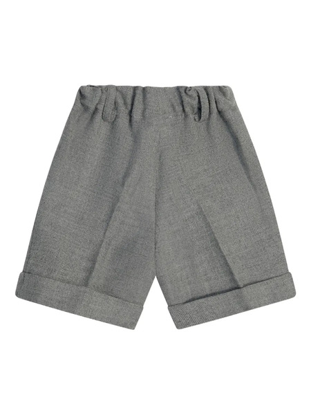  Paio Crippa Turned-up Hem Shorts - Grey 