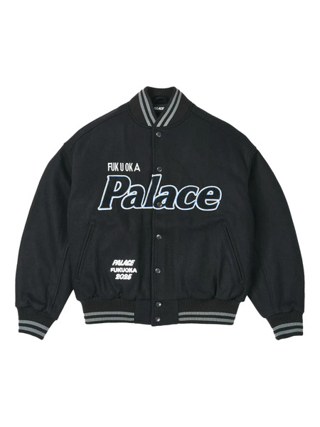  Palace Logo-patch Bomber Jacket - Black 