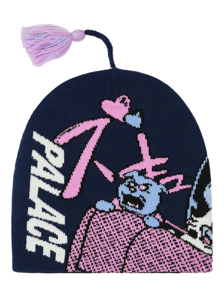  Palace Rear View Beanie - Blue 