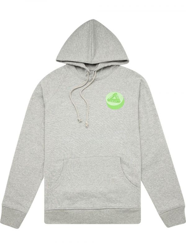  Palace Tablet Tri-ferg Hoodie - Grey 