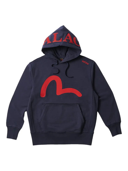  Palace X Evisu Seagull Hoodie - Blue 