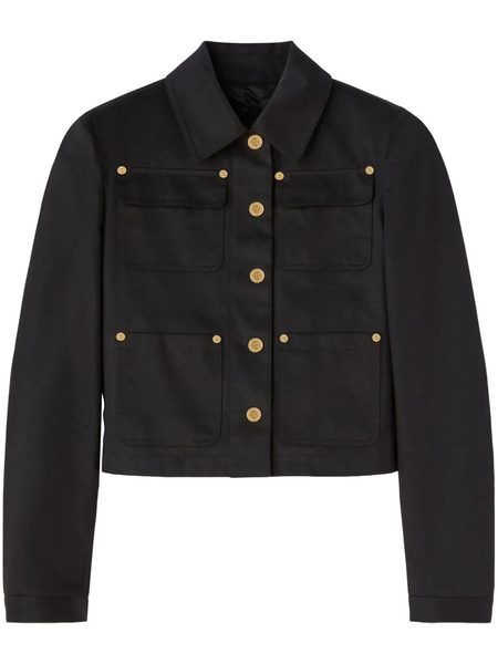  Palm Angels Cotton-drill Jacket - Black 