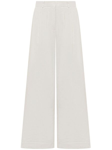  Palm Angels Cotton Trousers - White 