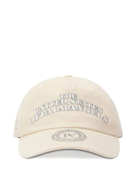 Palm Angels Embroidered Cap - Neutrals 