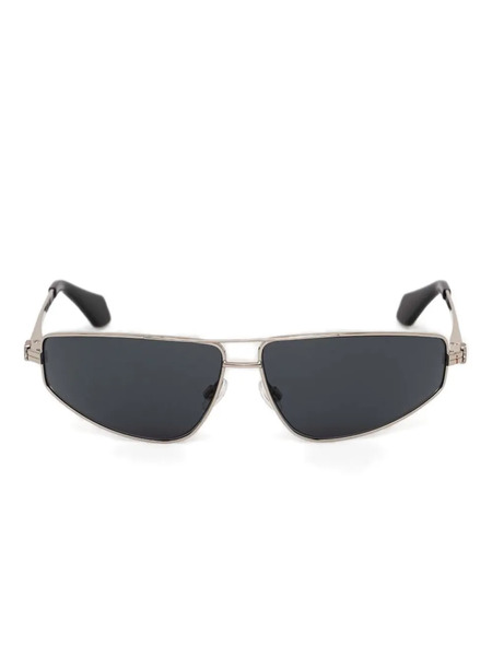  Palm Angels Eyewear Geometric-frame Sunglasses - Grey 
