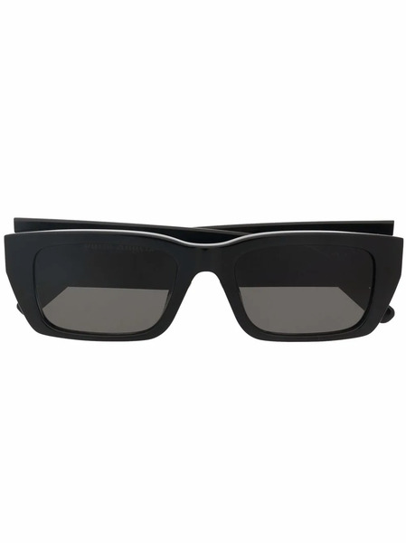  Palm Angels Eyewear Palm Rectangle-frame Sunglasses - Black 