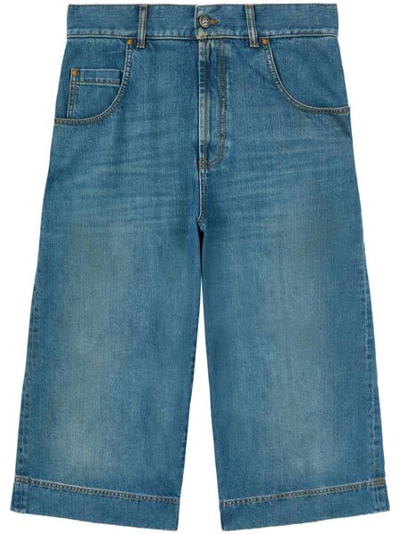  Palm Angels G-curved Shorts - Blue 