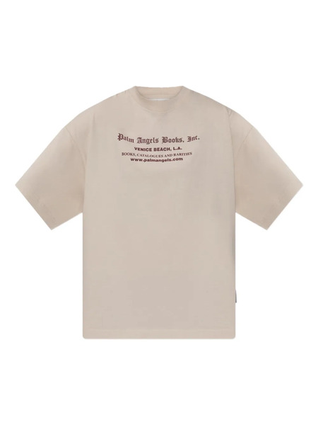  Palm Angels Graphic Crew-neck T-shirt - Neutrals 