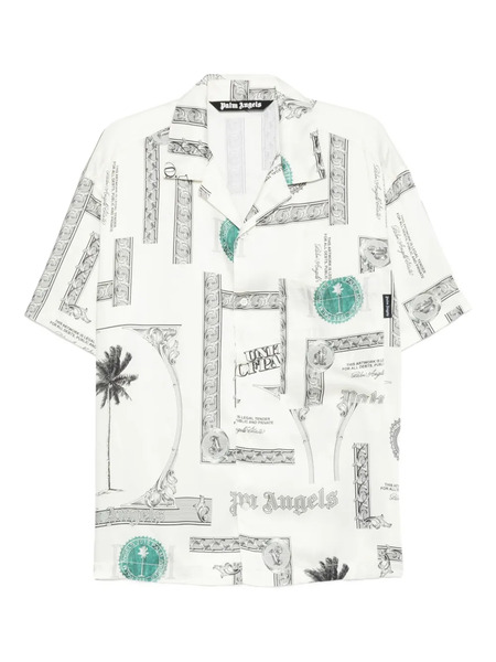  Palm Angels Graphic-print Shirt - White 