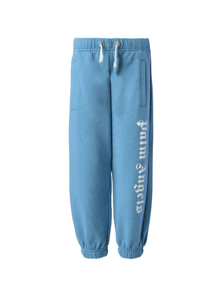  Palm Angels Kids Drawstring Side-stripe Track Pants - Blue 