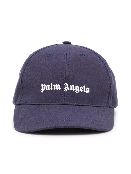  Palm Angels Kids Embroidered-logo Baseball Cap - Blue 