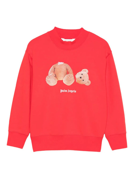  Palm Angels Kids Graphic-print Sweatshirt - Red 