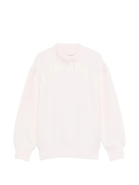  Palm Angels Kids High-neck Sweatshirt - Pink 
