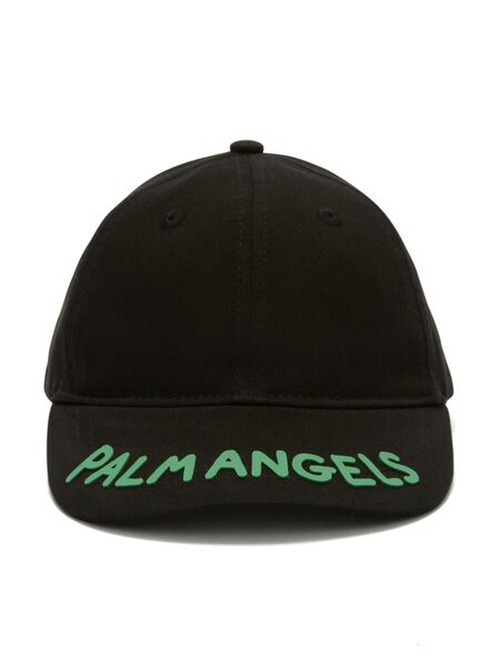  Palm Angels Kids Logo Baseball Cap - Black 