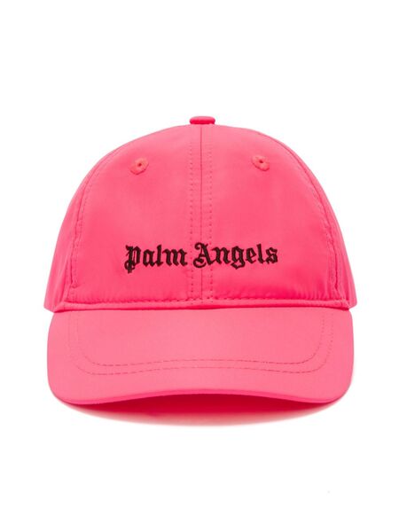  Palm Angels Kids Logo Baseball Cap - Pink 