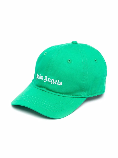  Palm Angels Kids Logo-print Baseball Cap - Green 