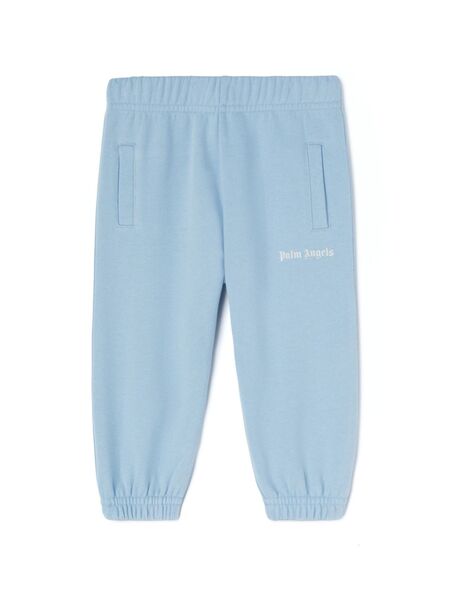  Palm Angels Kids Logo Sweatpants - Blue 
