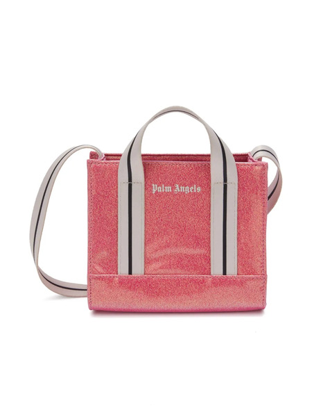  Palm Angels Kids Mini Glitter Tote Bag - Pink 